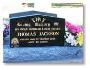  Black Apex Headstone, Rustic Harcourt Grey Base with One Flower Insert